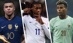 Kylian Mbappé, Michael Olise und Désiré Doué