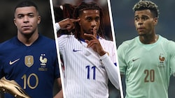 Kylian Mbappé, Michael Olise und Désiré Doué