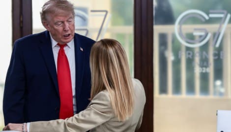 Nach einigen Differenzen haben sich Trump und Meloni nun wohl ausgesprochen.