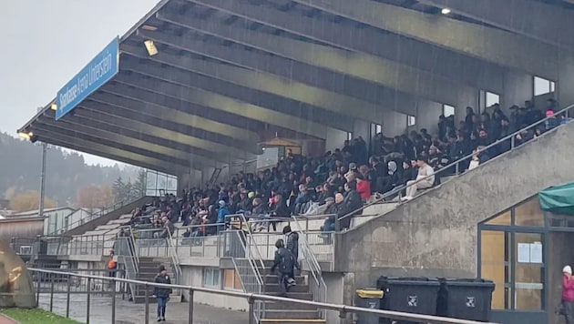 Im Stadion Unterstein kam es am letzten Spieltag der Saison zu unrühmlichen Szenen.