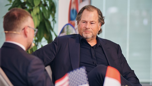 Marc Benioff war erstmals zu Gast in Wien und unterstützt künftig das Austro-Amerikanische ...