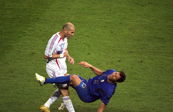 Zinedine Zidane verabschiedete sich 2006 spektakulär von der WM-Bühne.
