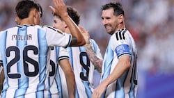 Lionel Messi (re.) hatte gut lachen. 