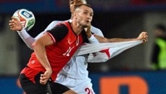 Sasa Kalajdzic (li.) steht in Österreichs Startelf.