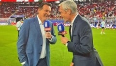 Rainer Pariasek (re.) und Andi Herzog kombinierten verbal schon auf WM-Niveau.