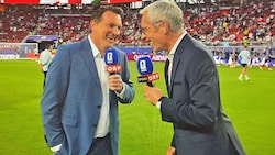 Rainer Pariasek (re.) und Andi Herzog kombinierten verbal schon auf WM-Niveau.