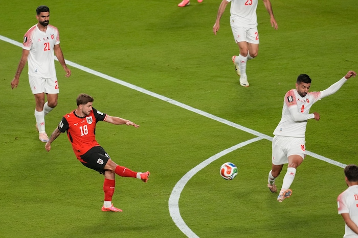 Romano Schmid traf gegen Jordanien sehenswert.