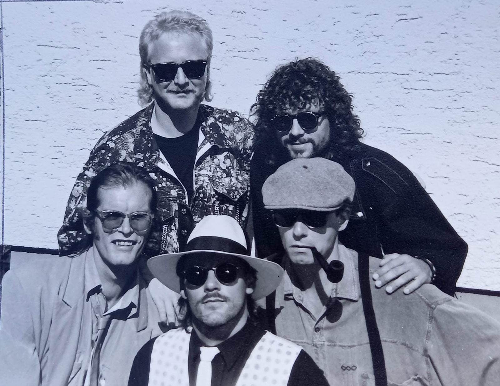 Die Rusty Nails – Robert Gruber links hinten im Bild. „Wir haben Hadern aus den 60ern und 70ern ...