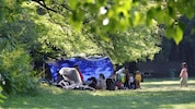 Seit mehreren Tagen zeltet eine Familie im Metahofpark in Graz.