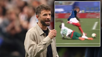 Thomas Müller wunderte sich über die Entscheidung des Schiedsrichters.