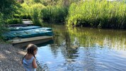 Der Kleinsee bietet nicht nur Fischern ein beliebtes Ziel.
