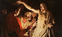 Der ungläubige Thomas von Matthias Stom (auch Stomer) – gemalt zwischen 1639 und 1642.