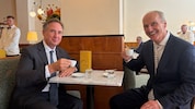 Mario Plachutta und Peter Friese stehen hinter dem neuen „Bräunerhof“ in der Wiener Innenstadt.