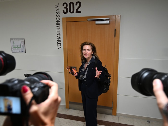 Defense attorney Astrid Wagner