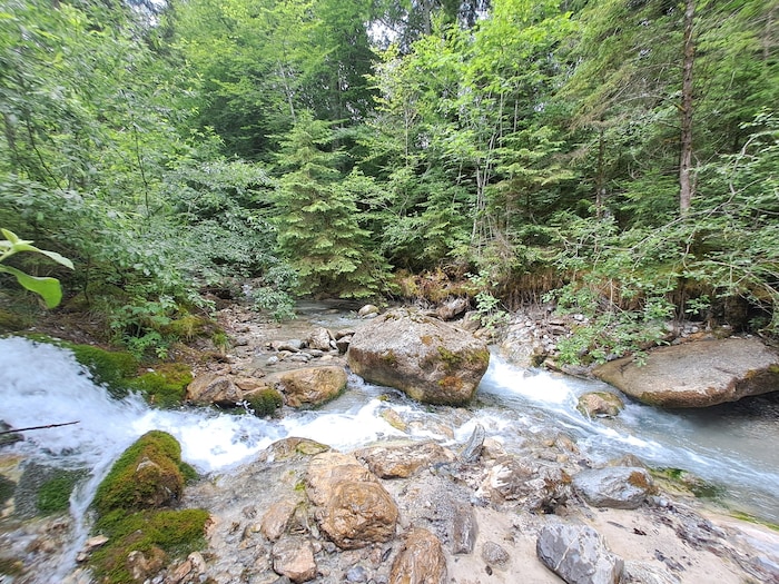 Das Rauschen des Wassers ist allgegenwärtig.