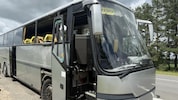 Eine ukrainische Drohne schlug in einen Reisebus in Westrussland ein.