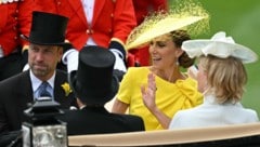 Strahlender Auftritt: Prinzessin Kate feierte in einem sonnengelben Roksanda-Kleid ihr viel ...