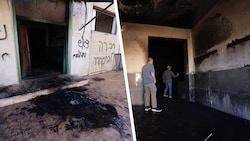 Zwei Moscheen wurden von israelischen Siedlern angegriffen.