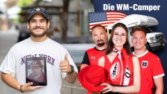Alex (l.) aus New York war der Quiz-König, hatte auch mit Niki Lauda kein Problem.