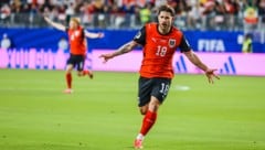 Österreichs kleinster Spieler Romano Schmid (1,68m) traf gegen Jordanien zum 1:0. 