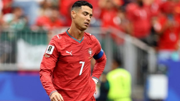 Cristiano Ronaldo ist über den WM-Auftakt Portugals nicht begeistert. 