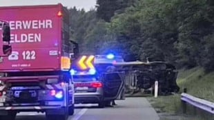 Der Unfall ereignete sich auf der Höhe von Wernberg. 