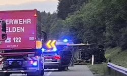 Der Unfall ereignete sich auf der Höhe von Wernberg. 