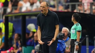 Thomas Tuchel war von den Fotografen genervt.
