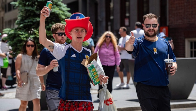 Zahlreiche Schotten überfluten Boston.