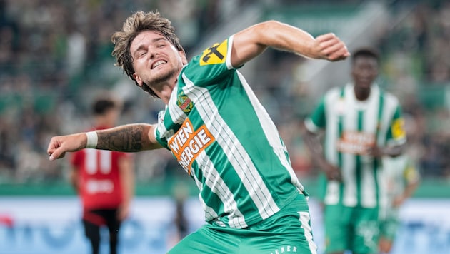 Dominik Weixelbraun jubelt in der neuen Saison nicht im Rapid-Dress.