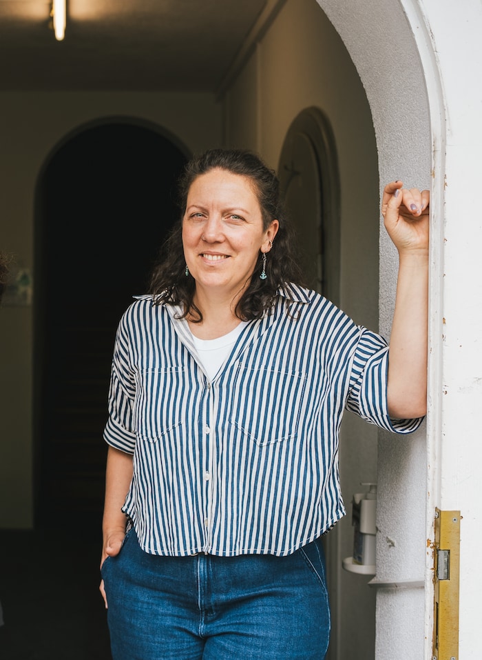 Einrichtungsleiterin Tanja Tschabrun.