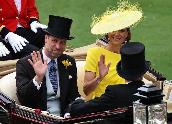 Prinzessin Kate strahlte in Sonnengelb.