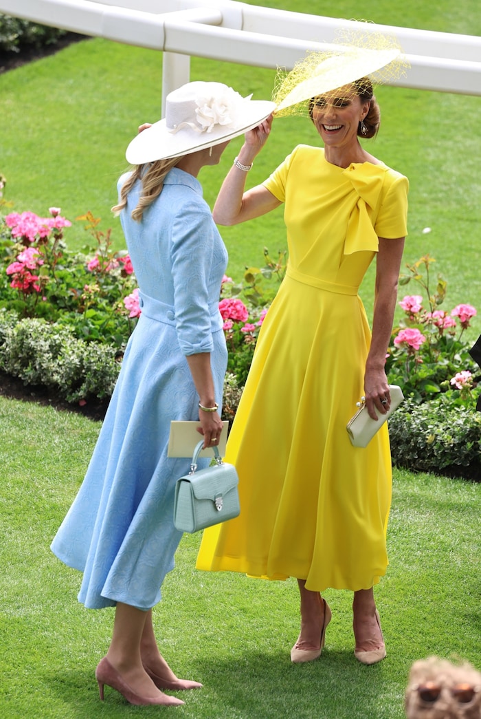 Prinzessin Kate im Gespräch mit Lady Gabriella Windsor