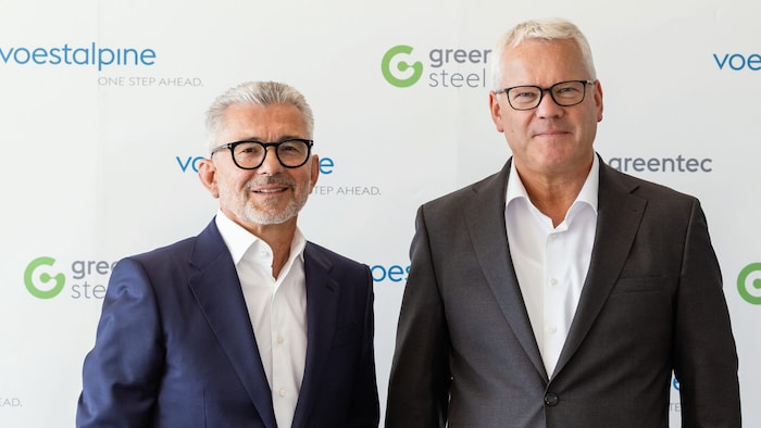 Vorstandsvorsitzender Herbert Eibensteiner (links) mit Vorstand Franz Kainersdorfer