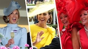 Royals wie Prinzessin Kate setzten auf Eleganz – anderswo flatterten Schmetterlinge und blühten ...