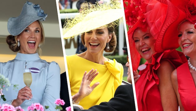 Royals wie Prinzessin Kate setzten auf Eleganz – anderswo flatterten Schmetterlinge und blühten ...