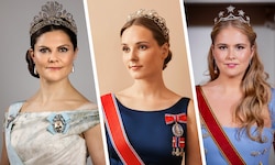 Victoria von Schweden (48),  Ingrid Alexandra von Norwegen (22), Prinzessin Catharina-Amalia der ...