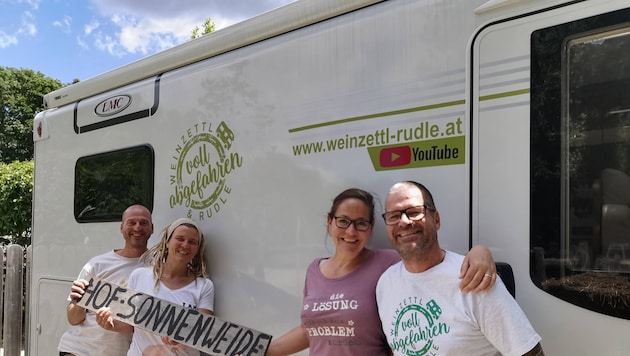 Tierlieb: Andreas und Elisabeth Nussbaumer mit Monica Weinzettl und Gerold Rudle