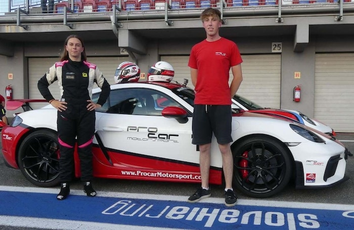 Beim Porsche-Testfahren am Slovakia-Ring