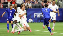 Harry Kane warf sich in den Schuss von Josko Gvardiol.