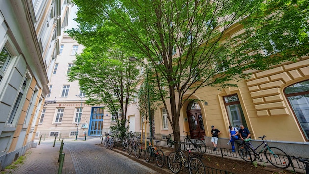 Im Gebäude der Stadt hatte der Verein seine Räumlichkeiten bezogen.
