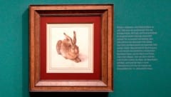 Das „Markenzeichen“ der Albertina: Dürers Aquarell „Feldhase“(1502) ist im Original zu sehen.
