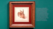 Das „Markenzeichen“ der Albertina: Dürers Aquarell „Feldhase“(1502) ist im Original zu sehen.