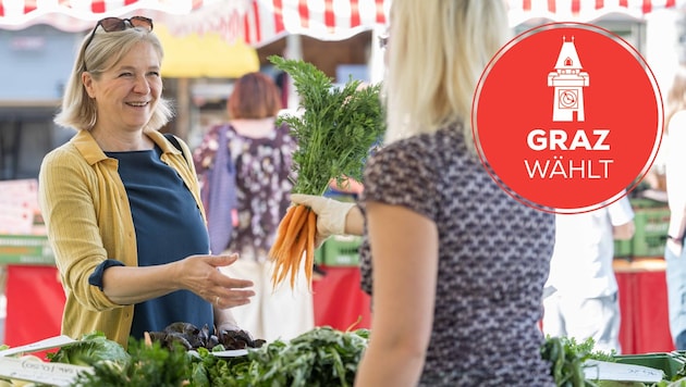 Markt als Fixpunkt: So entspannt die Grazer Vizebürgermeisterin am liebsten von ihrem hektischen ...