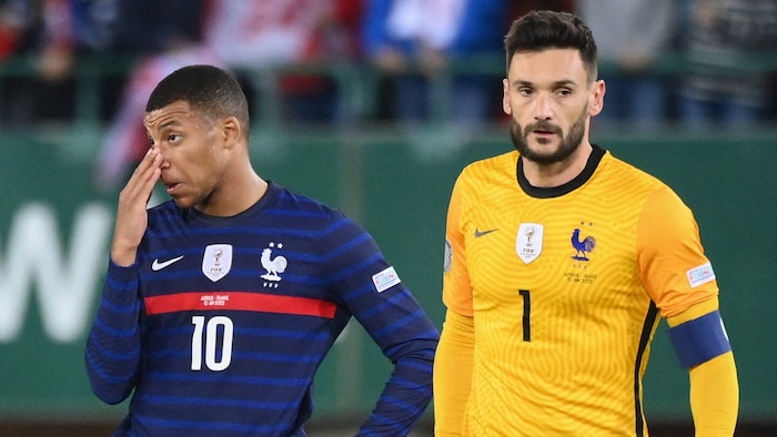 Kylian Mbappe (l.) und Hugo Lloris