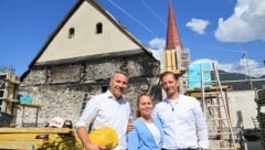 Hoteliersfamilie Seyrling mit Wolfgang, Agnes und Alois.