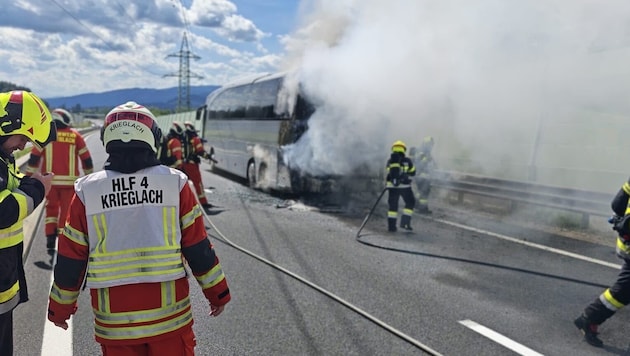 Einsatz für die örtlichen Feuerwehren.