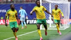 Ein Elfmeter in der Schlussphase beschert Südafrika einen Punkt. 