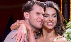 So süß und so verliebt bei der Hochzeit von Lilis Bruder in Düsseldorf: Dominik Thiem und Lili ...
