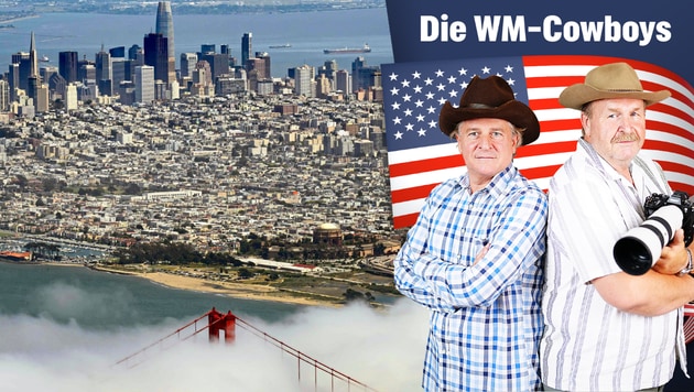 Die WM-Cowboys wanderten auf den Spuren der größten Filmstars